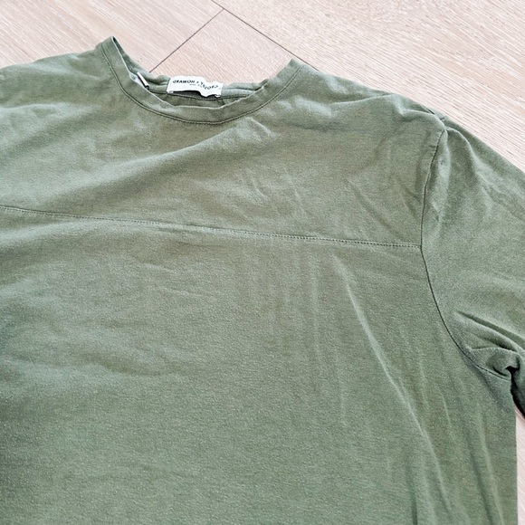 CROSBY & HOWARD Olive Green T-Shirt - Picture 3 of 6